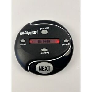 Electronic CATCH PHRASE by Hasbro Gaming 2016 Black B7389 - Works